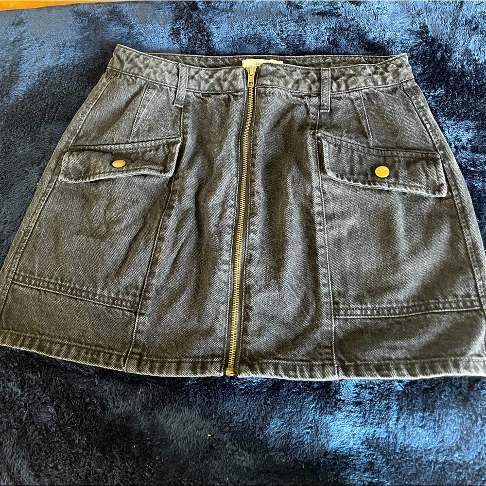 Denim Mini Skirt